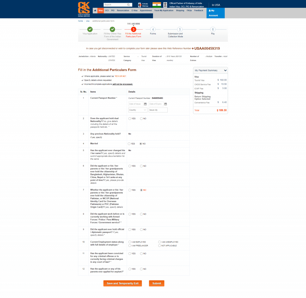 10 year indian visa for us citizens processing time