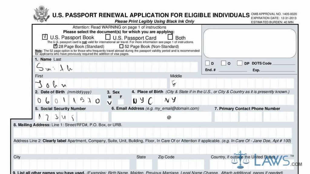 us-passport-application-renewal-form-for-minors-pdf-fillable