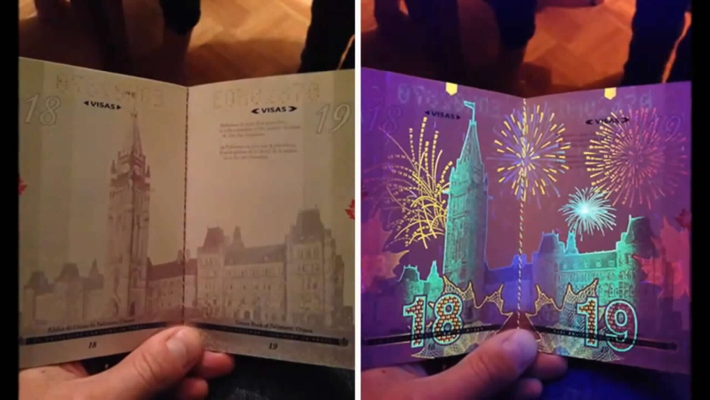 Black Light Reveals Stunning Secrets Of Canadian Passport CTV News