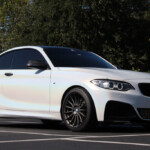 BMW M235 Satin White Psychedelic Wrap 10 4WRAPS Vehicle Wraps Destin