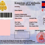 Cambodia Visa Documents Required Embassy N Visa