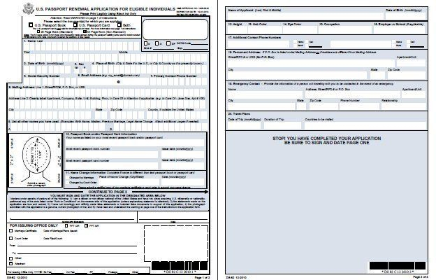 Ds 82 Form Wireioyd Same Day Passport Renewal Houston Tx Fillable 