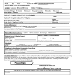 E Passport Application Form Republic Of The Philippines Department