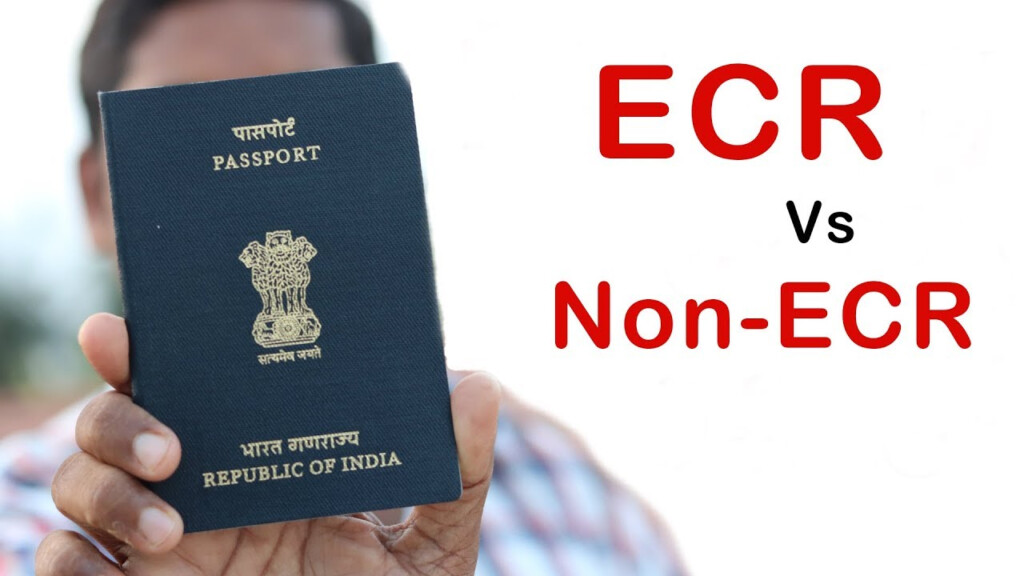 Ecr On Passport ECR Passport What To Do 