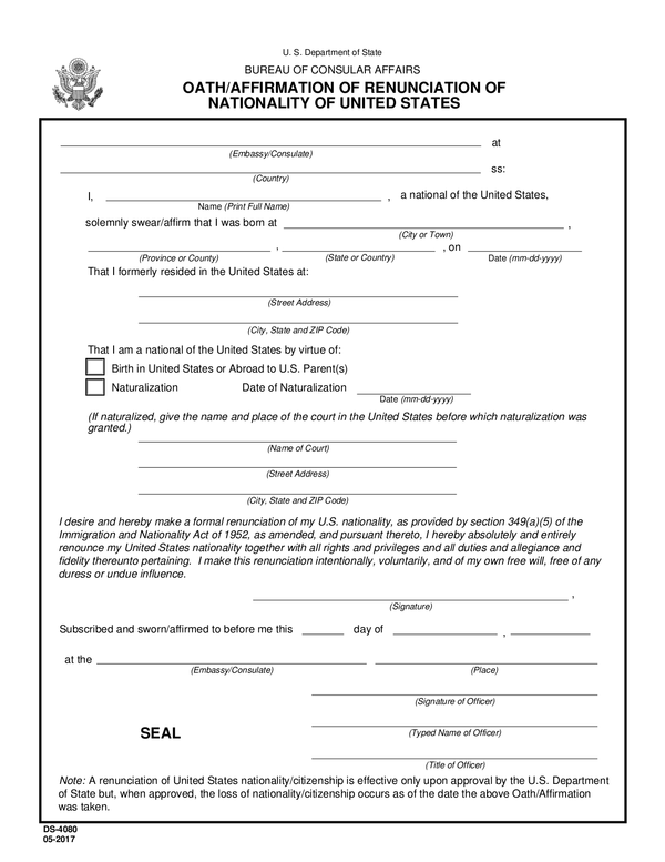 Fill Free Fillable Department Of State PDF Forms