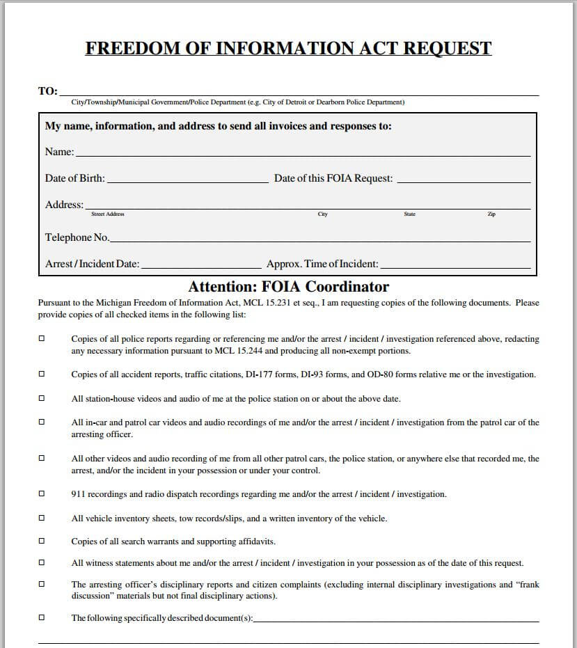 FOIA Request Forms By State SeamlessGov Blog