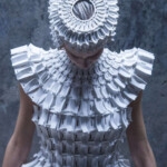 Folded Foam Fashion Looks Experimental Fashion