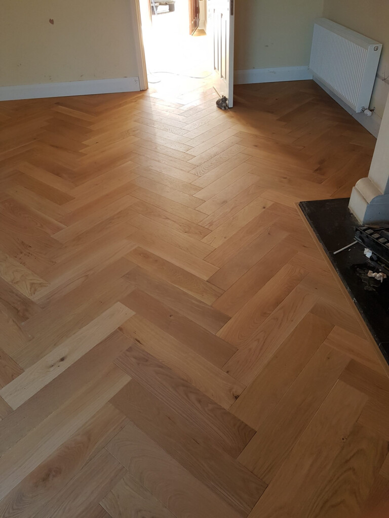 Herringbone Flooring Sandymount Dublin Modern Form Kitchens