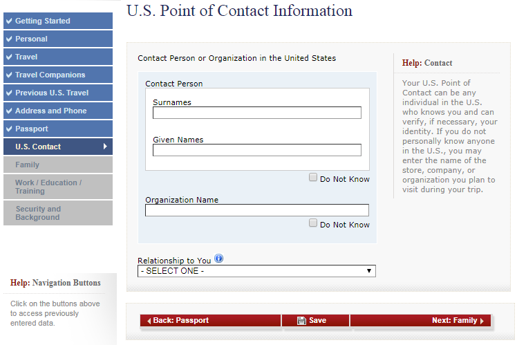 How To Fill Up The DS160 Form Online USA Tourist Visa Application Form 