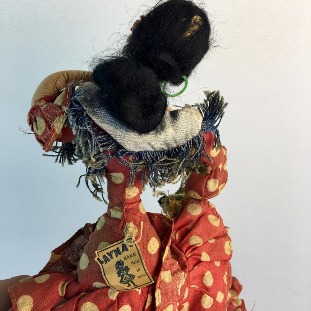 Lot Vintage 1950 s Lot Of 2 Layna Spanish Dancer Dolls