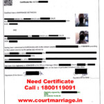 Marriage Certificate Court Marriage Registration