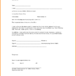 Notarized Letter Sample Letter Of Consent To Travel Without Parents