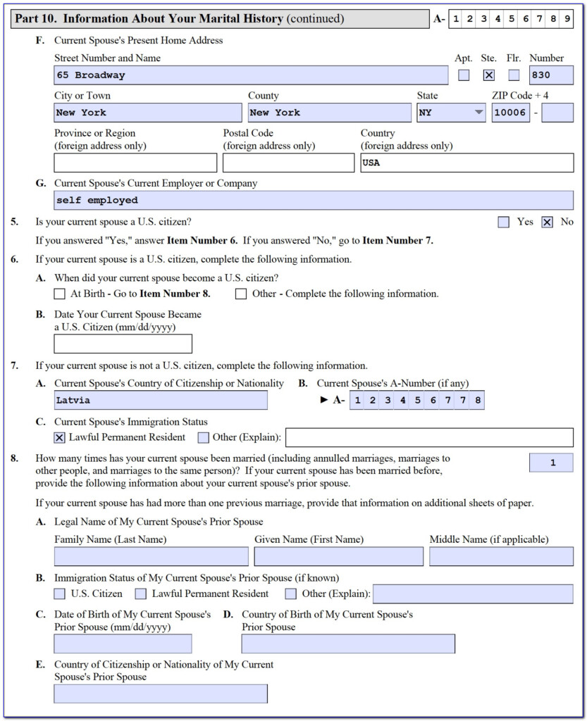 Uscis Updates Citizenship Form N 400 Form Resume Examples XA5ympn5pZ