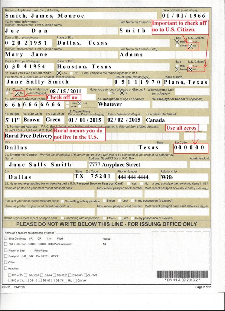 Where To Submit DS 11 Form PrintableForm Printable Form 2021